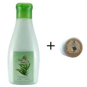 韩伊 Skin Beauty系列生菜舒缓水嫩洁面乳130g+甘草美白霜6g