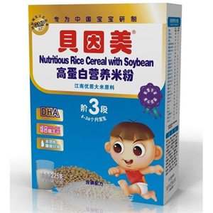 贝因美 高蛋白营养米粉 225克