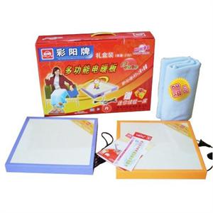 [当当自营]彩阳 双重安全保护多功能电暖板套装(电暖板二块+护膝绒毯一床)8602