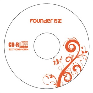 方正刻录盘CD-R（50片装）A级盘片，速度 52x