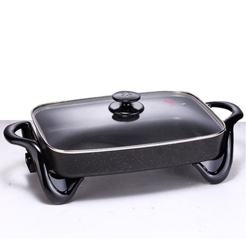 【电煎锅电火锅7L烧烤不粘锅电烤锅烤肉锅多