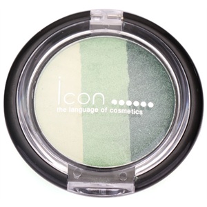 ICON 爱肯 炫彩立体三色眼影04#（绿色系）2.4g