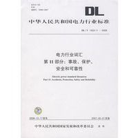 电力行业词汇第11部分：事故、保护、安全和可靠性