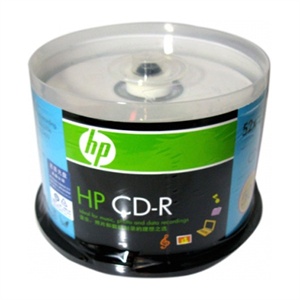 【当当自营】 HP 惠普 CD-R 52速 700MB 白面50片桶装 刻录盘