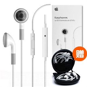 苹果原装线控耳机（带麦克/音量调节）iPhone4/3GS、touch4通用