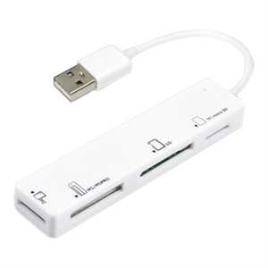 【当当自营】 ECOLA宜客莱 CRD-016WT 纯粹系列多合一高速读卡器(白色)