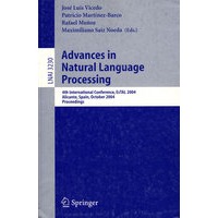 Advances in Natural Language Processing(自然语言处理进展/会议录)