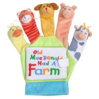 Old Macdonald:A Hand Puppet Board Book手偶书动物农场 9780545026031