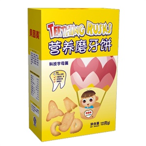 贝因美 营养磨牙饼(科技字母篇) 125克*12包