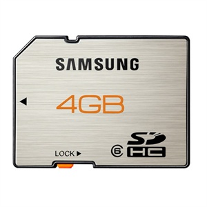 【当当自营】Samsung 三星 4GB (SD/SDHC) 存储卡(Class6)银灰色