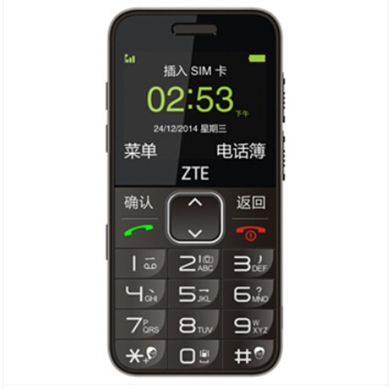 ZTE中兴 L580 GSM手机老年人手机学生机大按