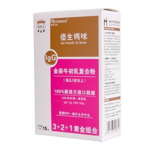 优生妈咪 牛初乳复合粉（1岁以上）1.0g*15包/盒