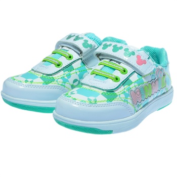 disney迪士尼女小童超轻透气镂空网眼休闲鞋体