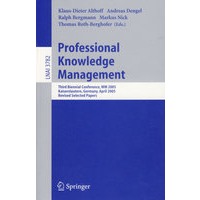Professional Knowledge Management专业知识管理/会议文集