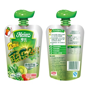 亨氏 蔬乐2+2-苹果猕猴桃豌豆菠菜120g*24