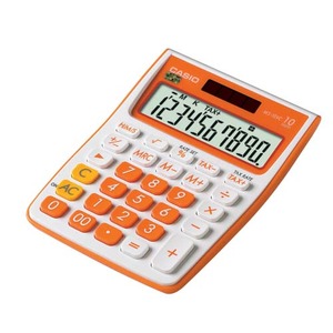 【当当销售配送】卡西欧 MS-10VC-OE 商务炫彩计算器