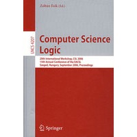 计算机科学逻辑： CSL 2006/会议录Computer science logic