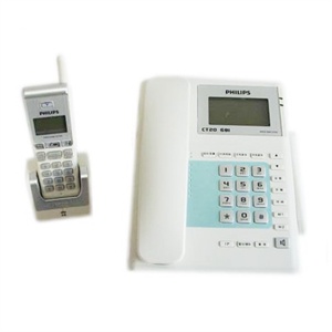 飞利浦（PHILIPS）CTZO 681来电显示无绳电话机 （白色）