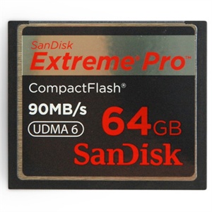 [当当销售配送]SanDisk 64GB 极速专业级CF存储卡（90MB/s）