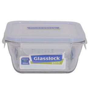 [当当自营] 三光云彩glasslock正方形900ml玻璃保鲜盒RP557W