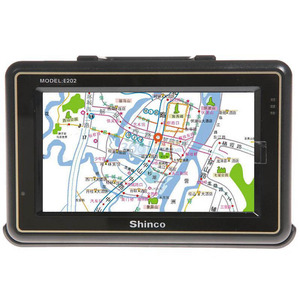 新科 E202 GPS导航仪 4.3寸屏 2G内存 最新版地图