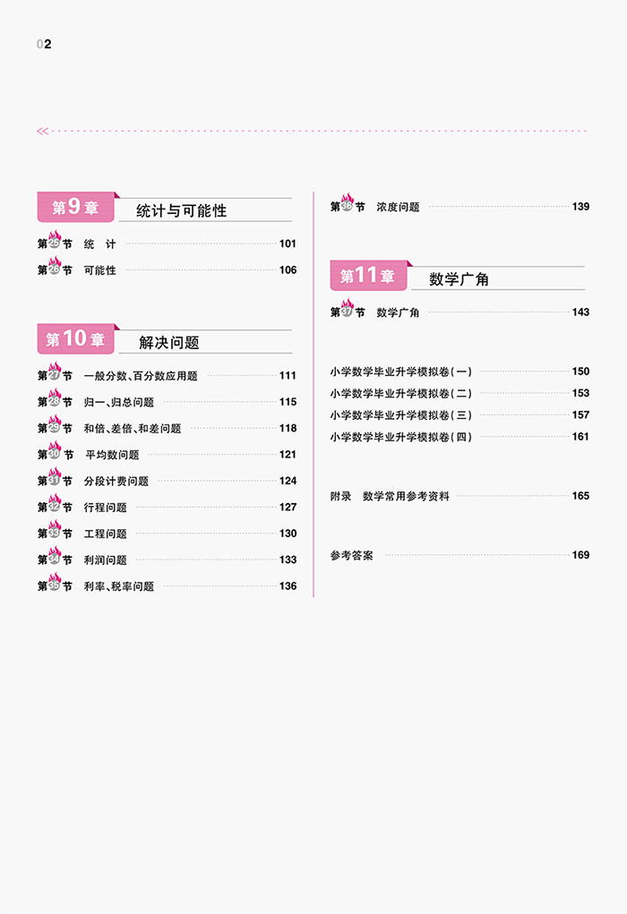 2011年小学毕业升学考前突破数学答案比和比
