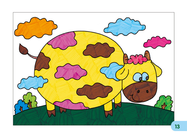 快活林 少儿创意美术教程 3岁暑期\/黄祥清(编者