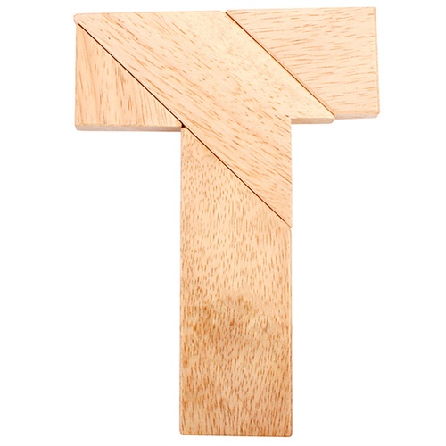 童心t字之谜益智玩具 宝宝桌游 木质早教玩具 tx7003