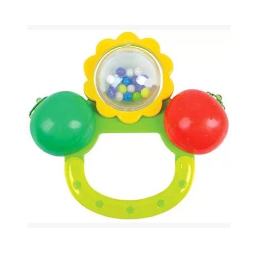 美贝乐 婴儿早教益智玩具 0-1岁绿色环保手铃欢乐摇铃 ms0007