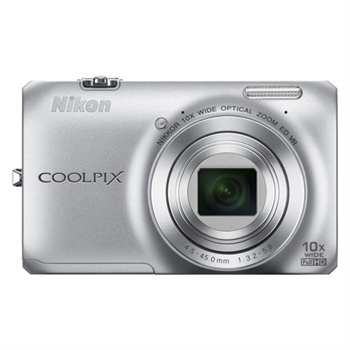 【当当自营】 nikon尼康 coolpix s6300 便携 数码相机 银色(1602万
