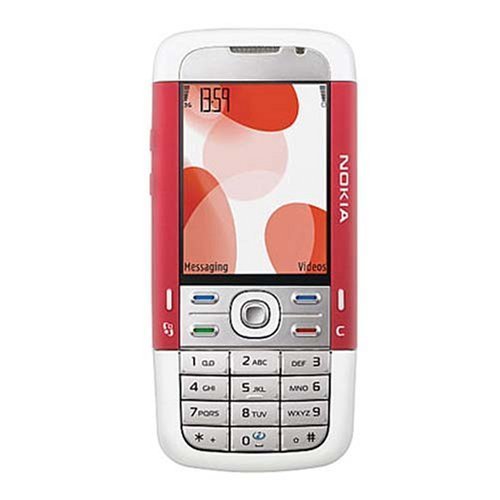 诺基亚gsm手机5700(红色)独特扭腰式旋转机身设计,200万像素摄像头及