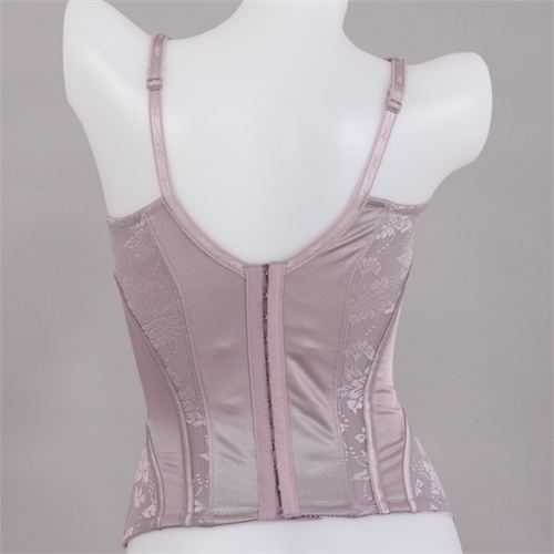 【当当自营】婷美 超级魔鬼瘦长文胸美体塑身衣 浅紫灰 lj0708