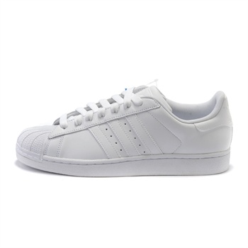 adidas三叶草男鞋 贝壳头男板鞋 superstar休闲鞋g17071_白色,40