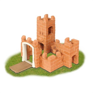 Teifoc 情景搭建 儿童DIY建筑玩具 小城堡3合1 TC3500