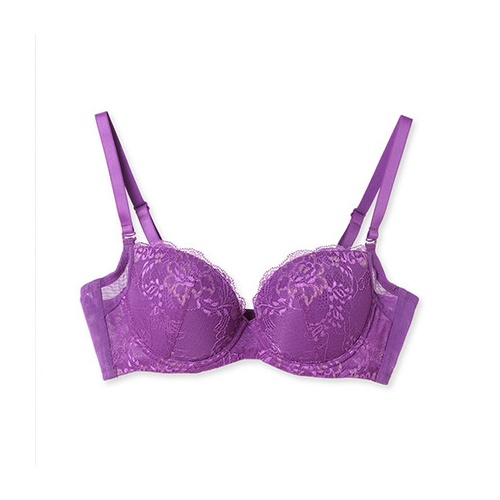 可拆卸双肩带文胸 20810934_090 紫色,80b