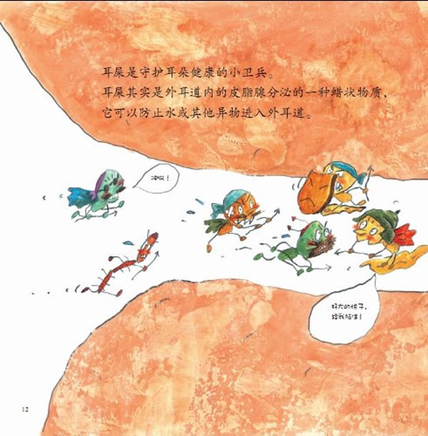探索人体所有科学知识的精美绘本:耳朵只能用来听声音吗?