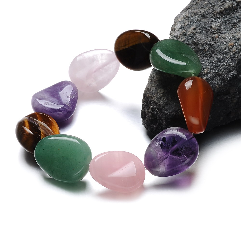 lux-women时来运转五行石开运手链-五彩人生